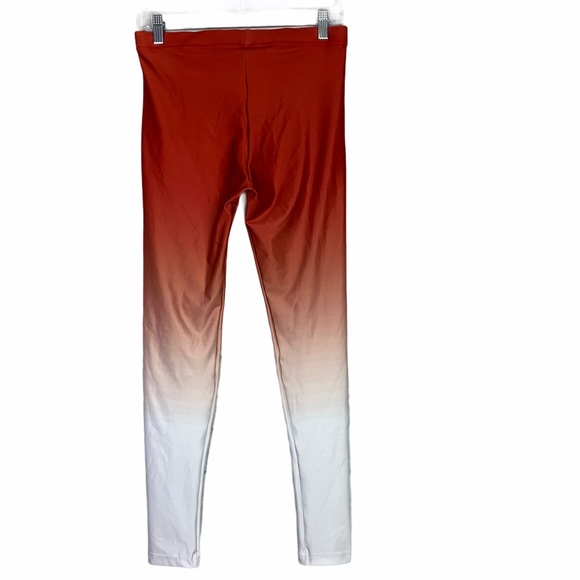 Yizzam Ombré Red White Midrise Stretch Legging NWT - Picture 6 of 8